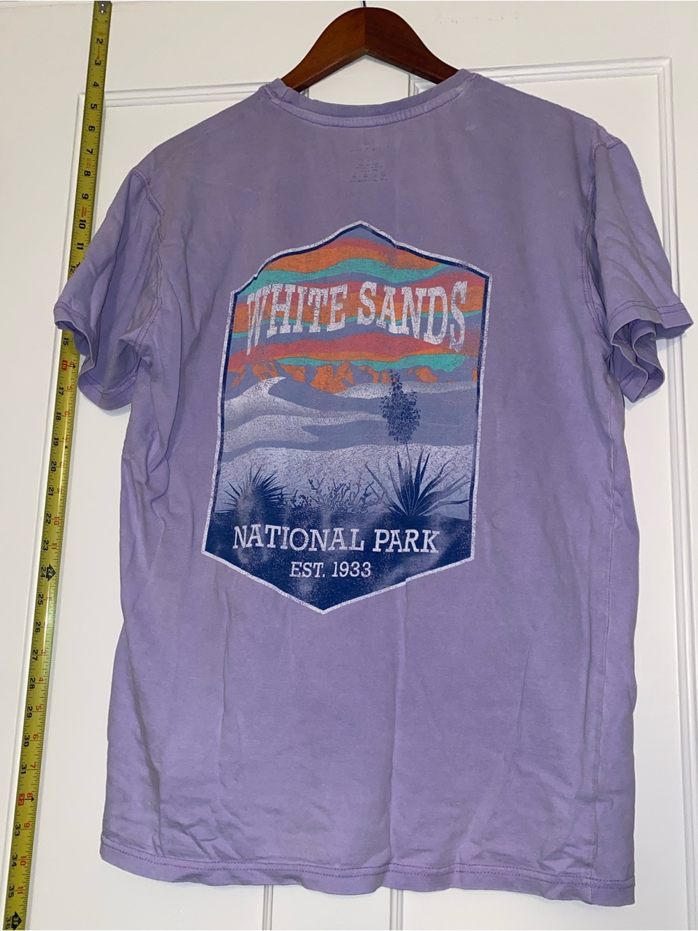 White Sands National Park shirt in lavender